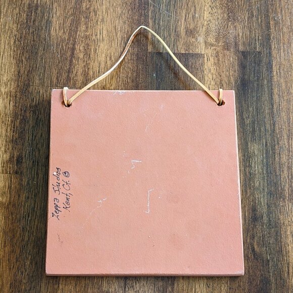 Bichon Frise Sign Friends Welcome Relatives by appointment only! Painted Ceramic - Picture 2 of 3